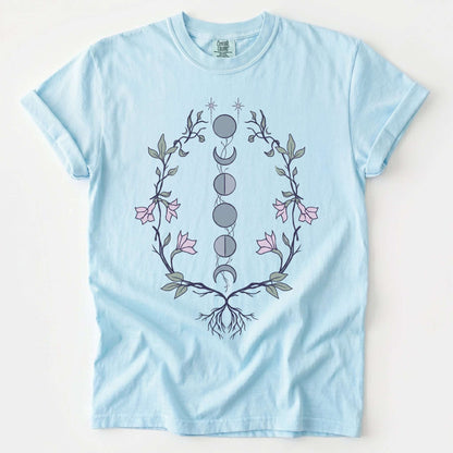 Rooted Lunar Phases Vintage Washed T-Shirt