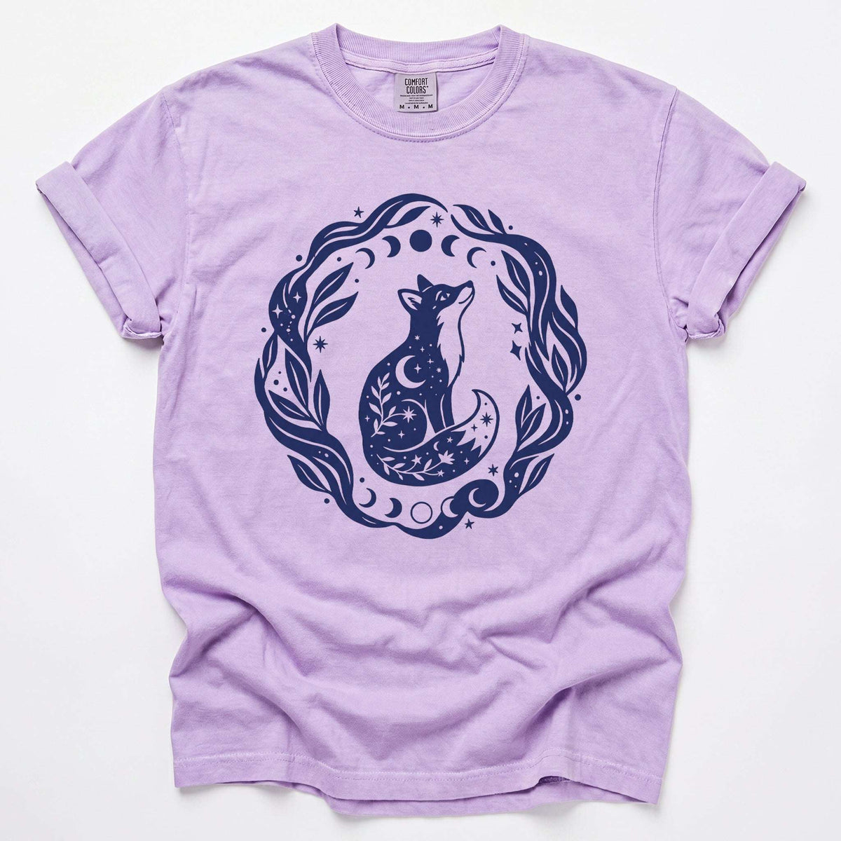 Serene Woodland Fox Vintage Washed T-Shirt