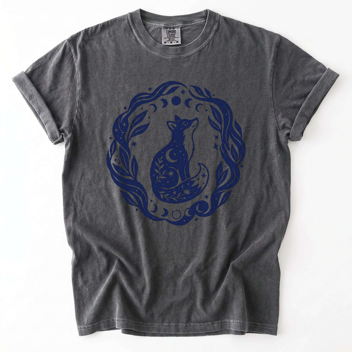 Serene Woodland Fox Vintage Washed T-Shirt