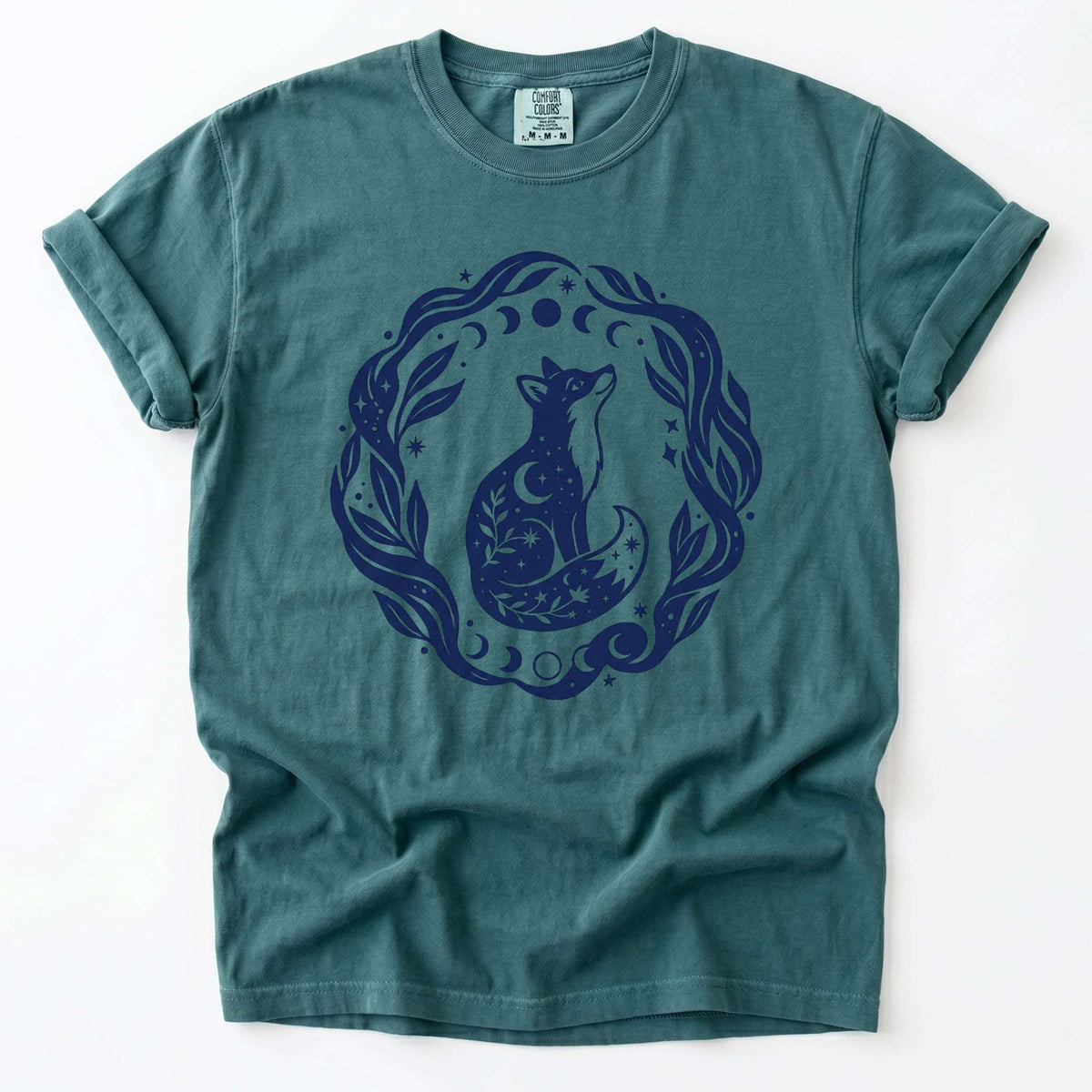 Serene Woodland Fox Vintage Washed T-Shirt