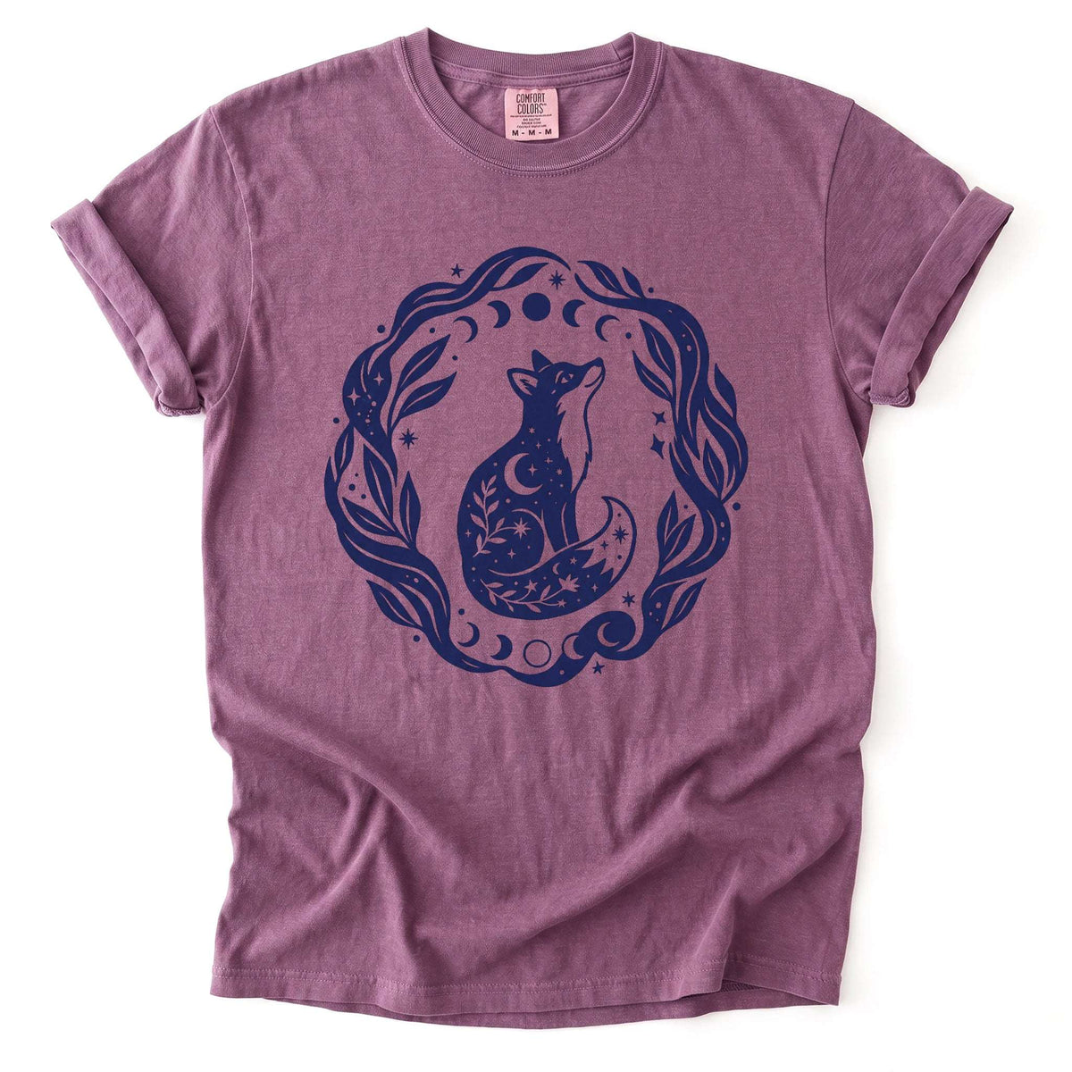 Serene Woodland Fox Vintage Washed T-Shirt