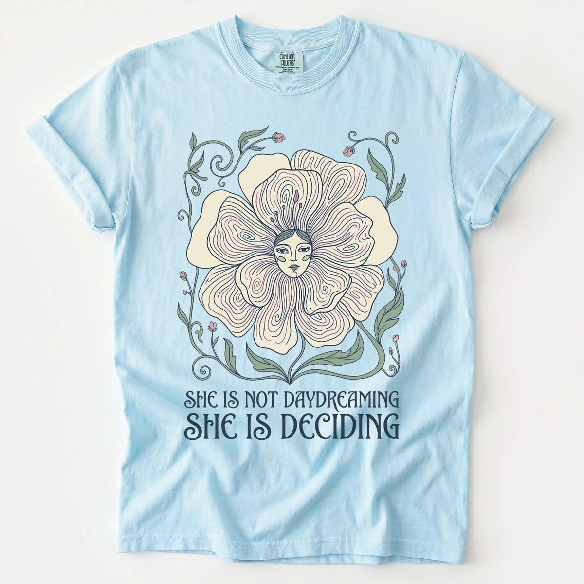 She Is Deciding Vintage Washed T-Shirt