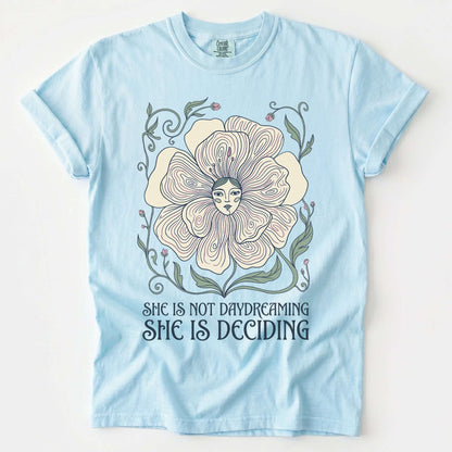She Is Deciding Vintage Washed T-Shirt