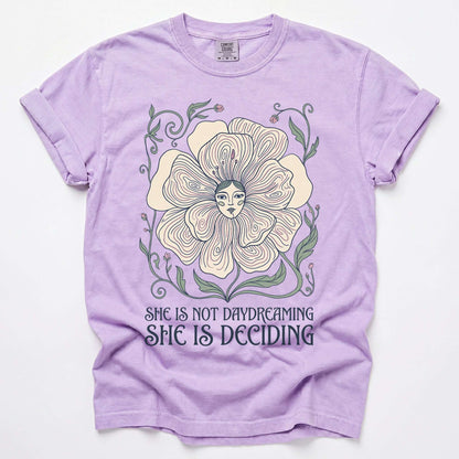 She Is Deciding Vintage Washed T-Shirt