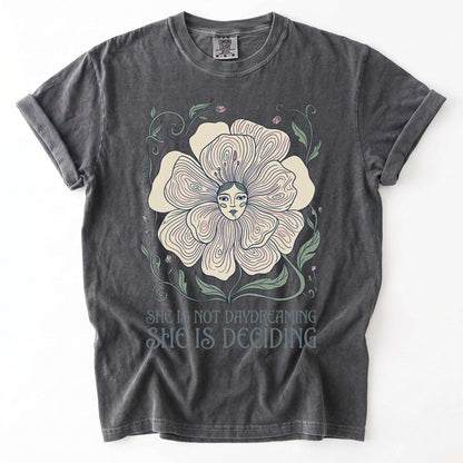 She Is Deciding Vintage Washed T-Shirt