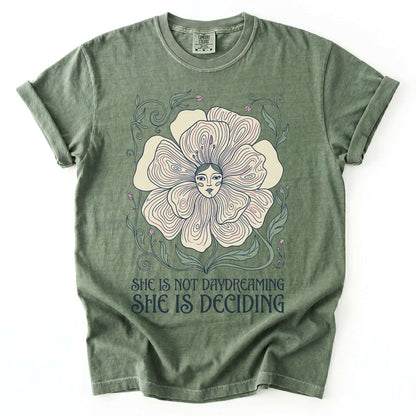 She Is Deciding Vintage Washed T-Shirt