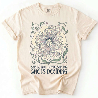 She Is Deciding Vintage Washed T-Shirt