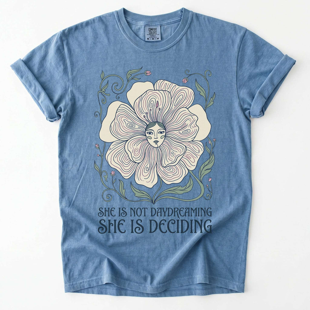 She Is Deciding Vintage Washed T-Shirt