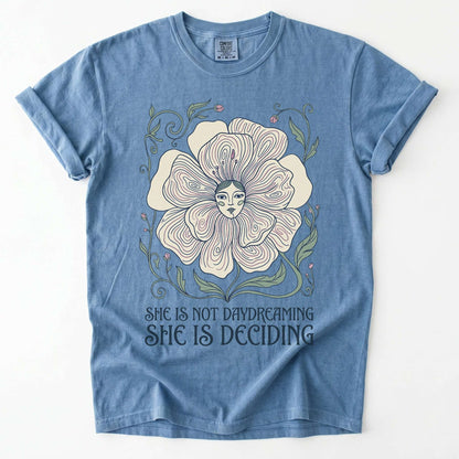 She Is Deciding Vintage Washed T-Shirt