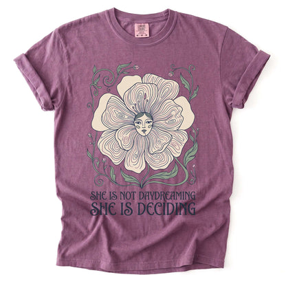 She Is Deciding Vintage Washed T-Shirt