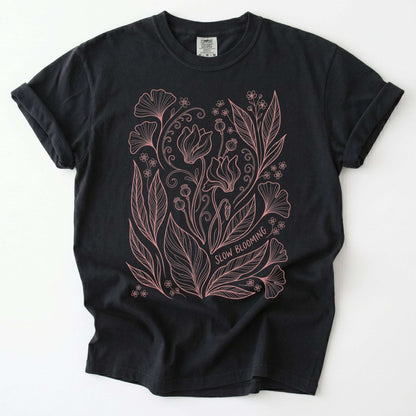 Slow Blooming Vintage Washed T-Shirt