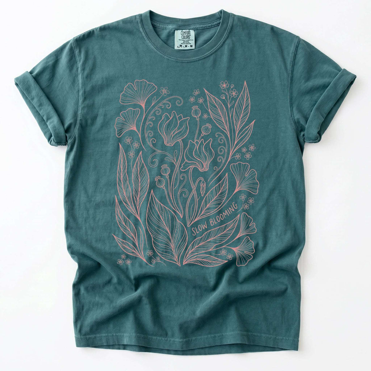 Slow Blooming Vintage Washed T-Shirt
