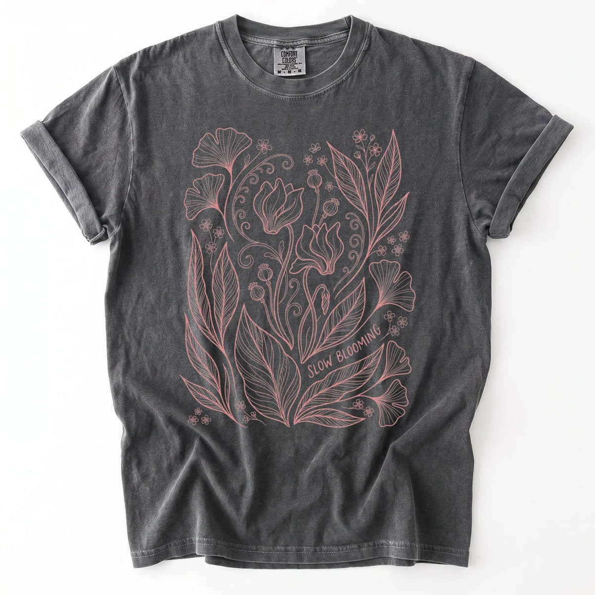 Slow Blooming Vintage Washed T-Shirt