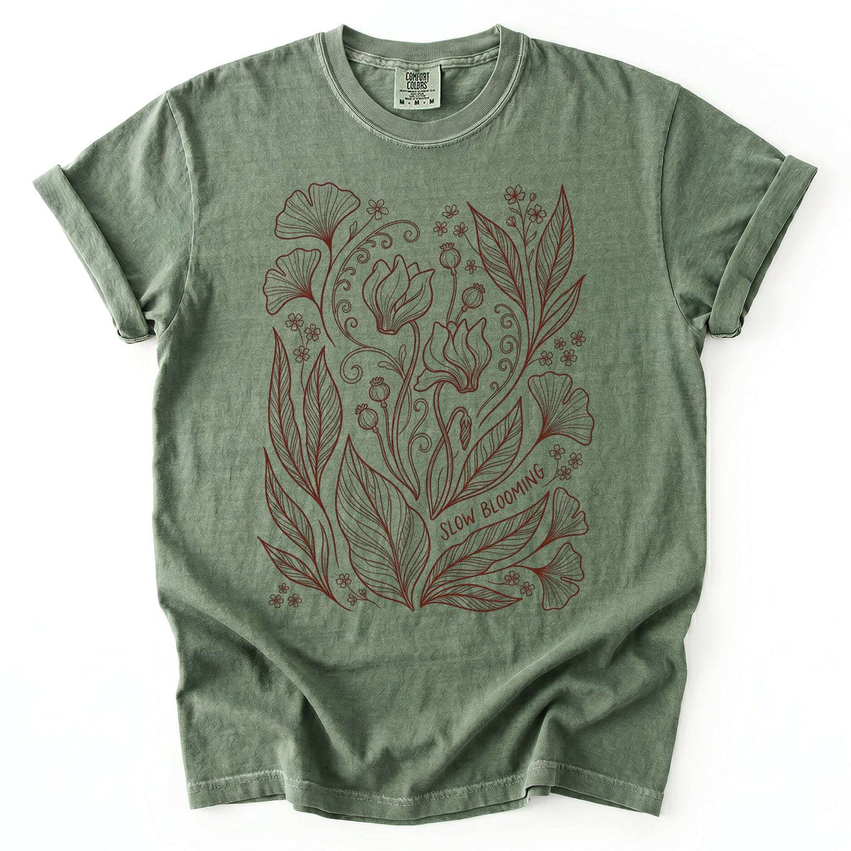 Slow Blooming Vintage Washed T-Shirt
