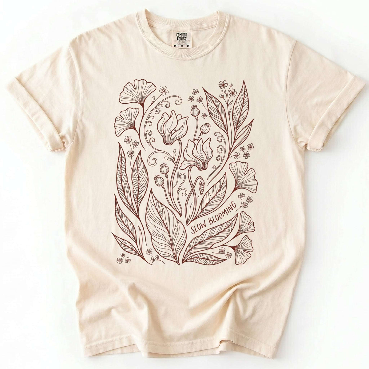 Slow Blooming Vintage Washed T-Shirt