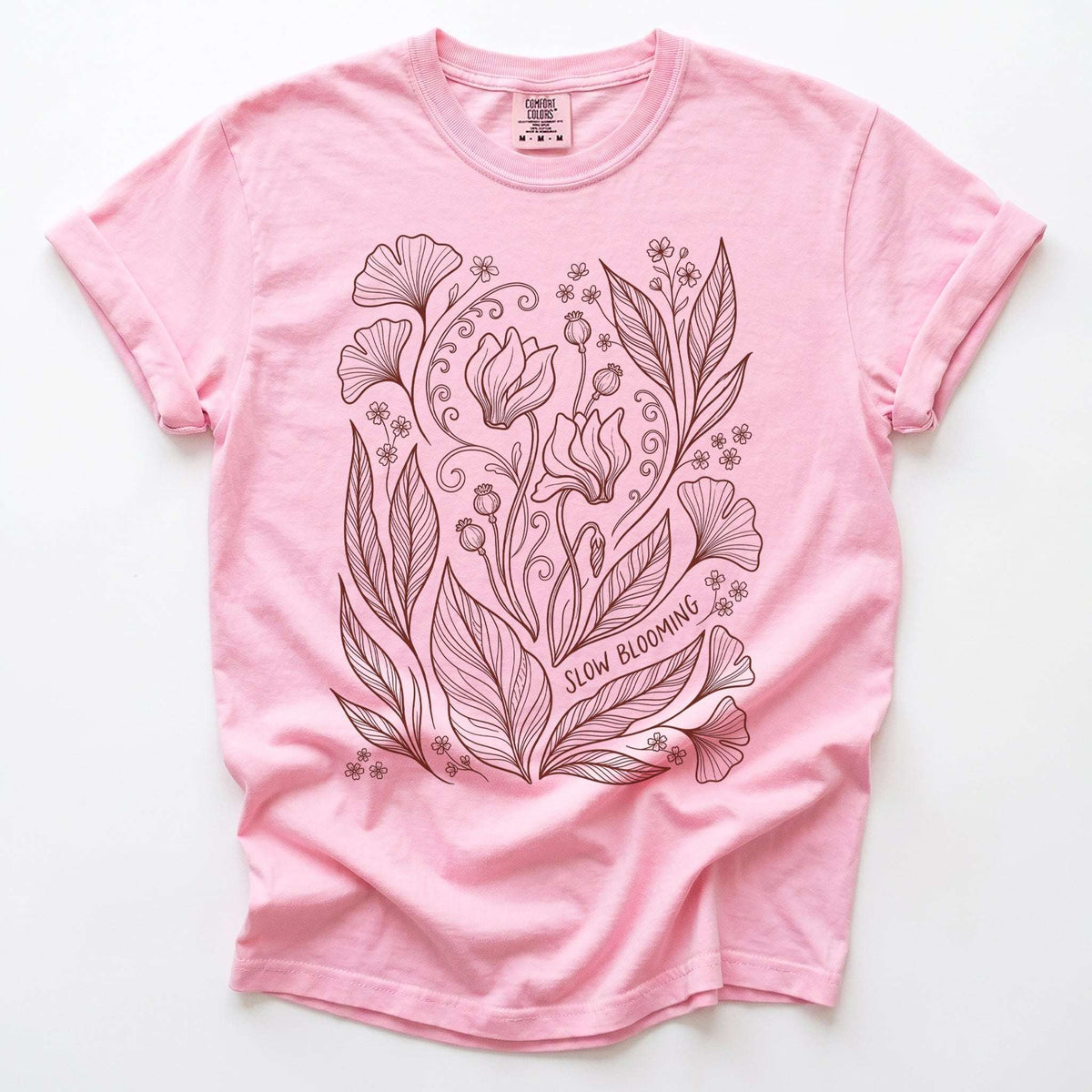 Slow Blooming Vintage Washed T-Shirt