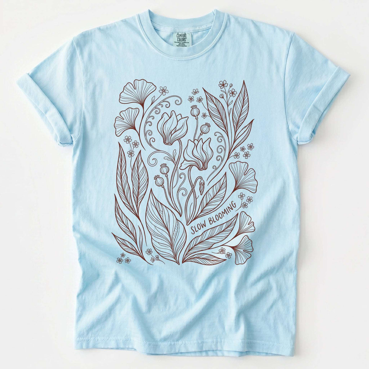 Slow Blooming Vintage Washed T-Shirt