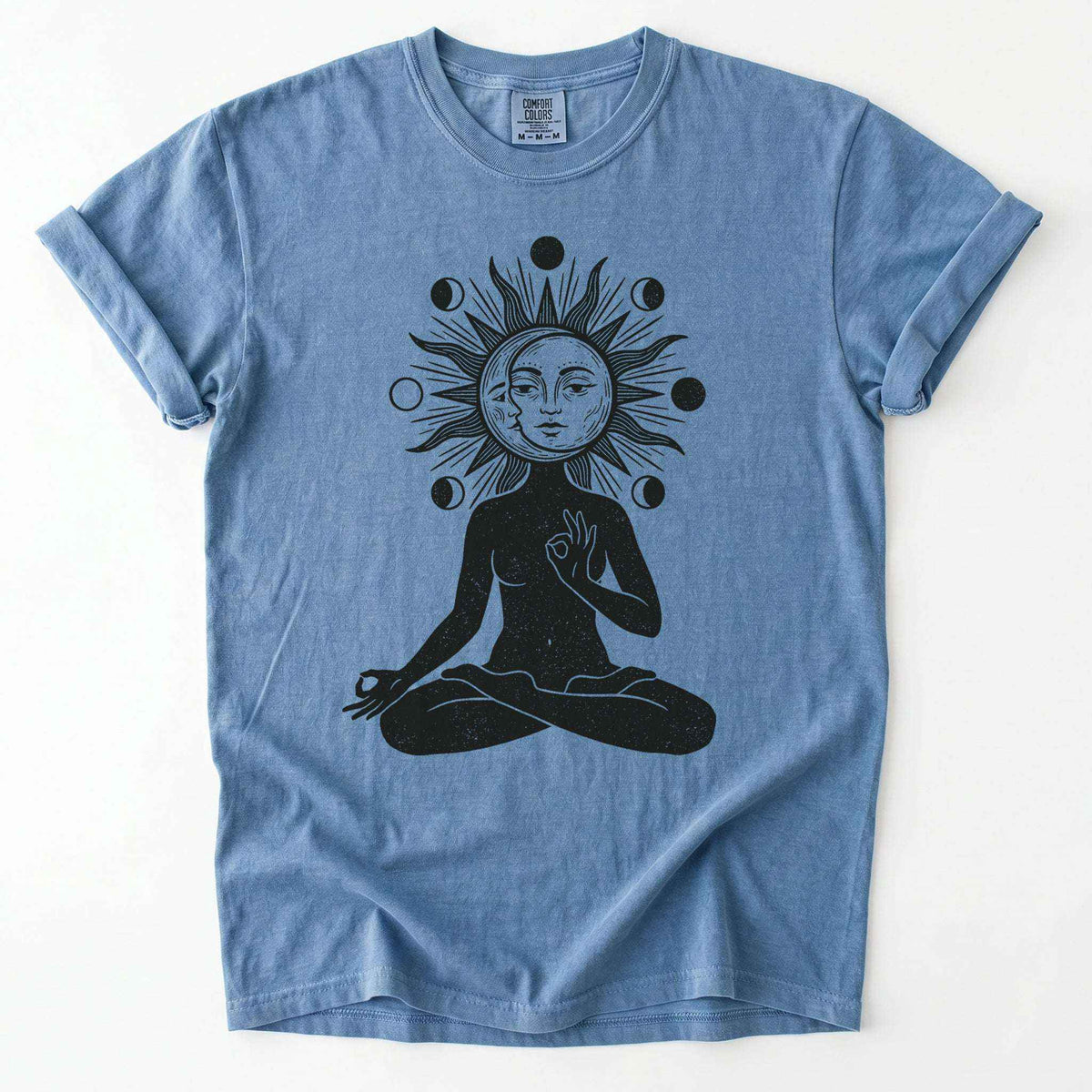 Sun & Moon Meditation Vintage Washed T-Shirt