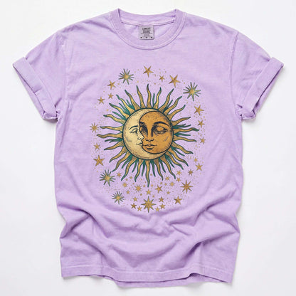 Sun & Moon Mystical Vintage Washed T-Shirt