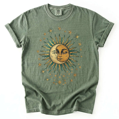 Sun & Moon Mystical Vintage Washed T-Shirt