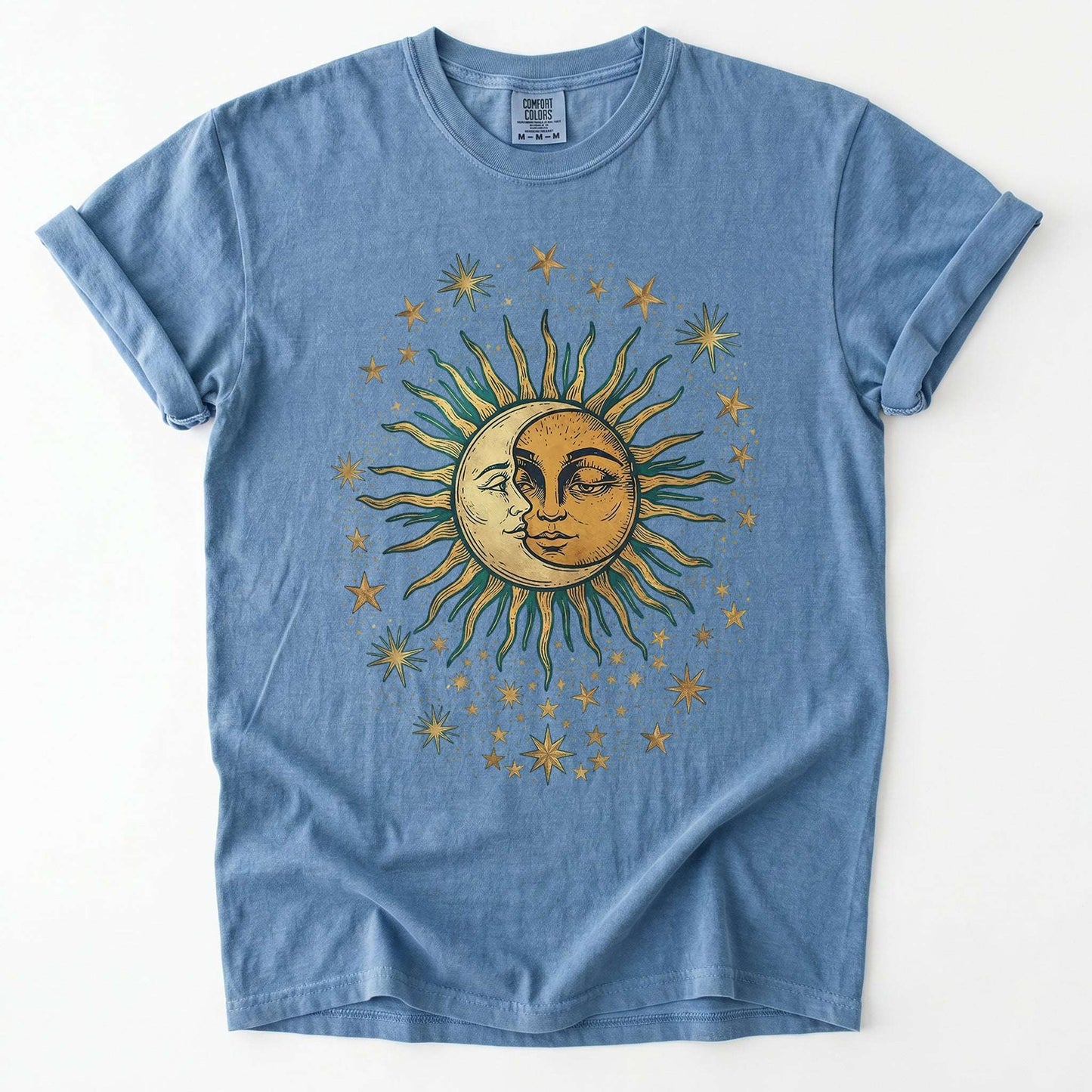 Sun & Moon Mystical Vintage Washed T-Shirt