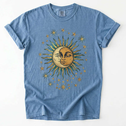 Sun & Moon Mystical Vintage Washed T-Shirt