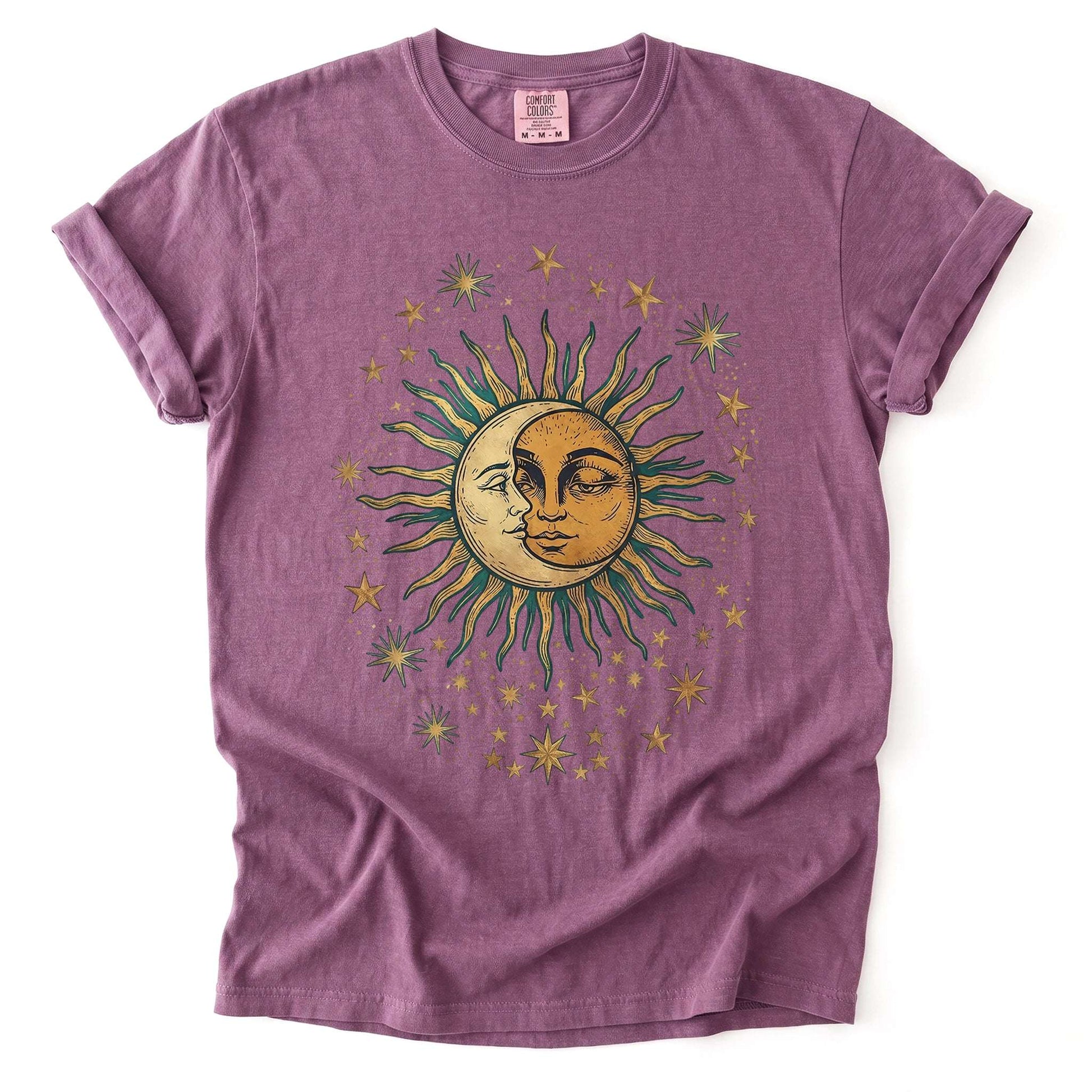 Sun & Moon Mystical Vintage Washed T-Shirt