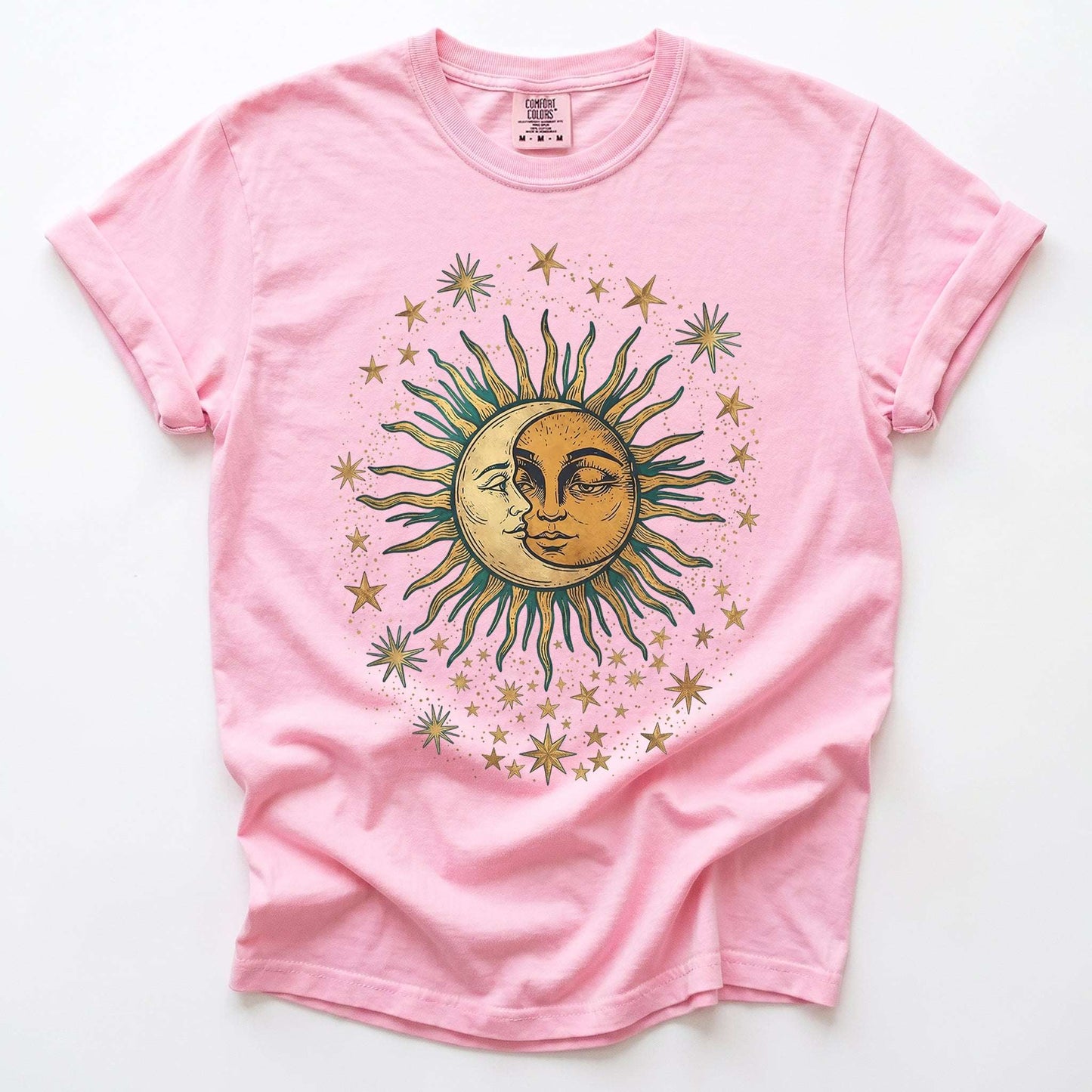 Sun & Moon Mystical Vintage Washed T-Shirt