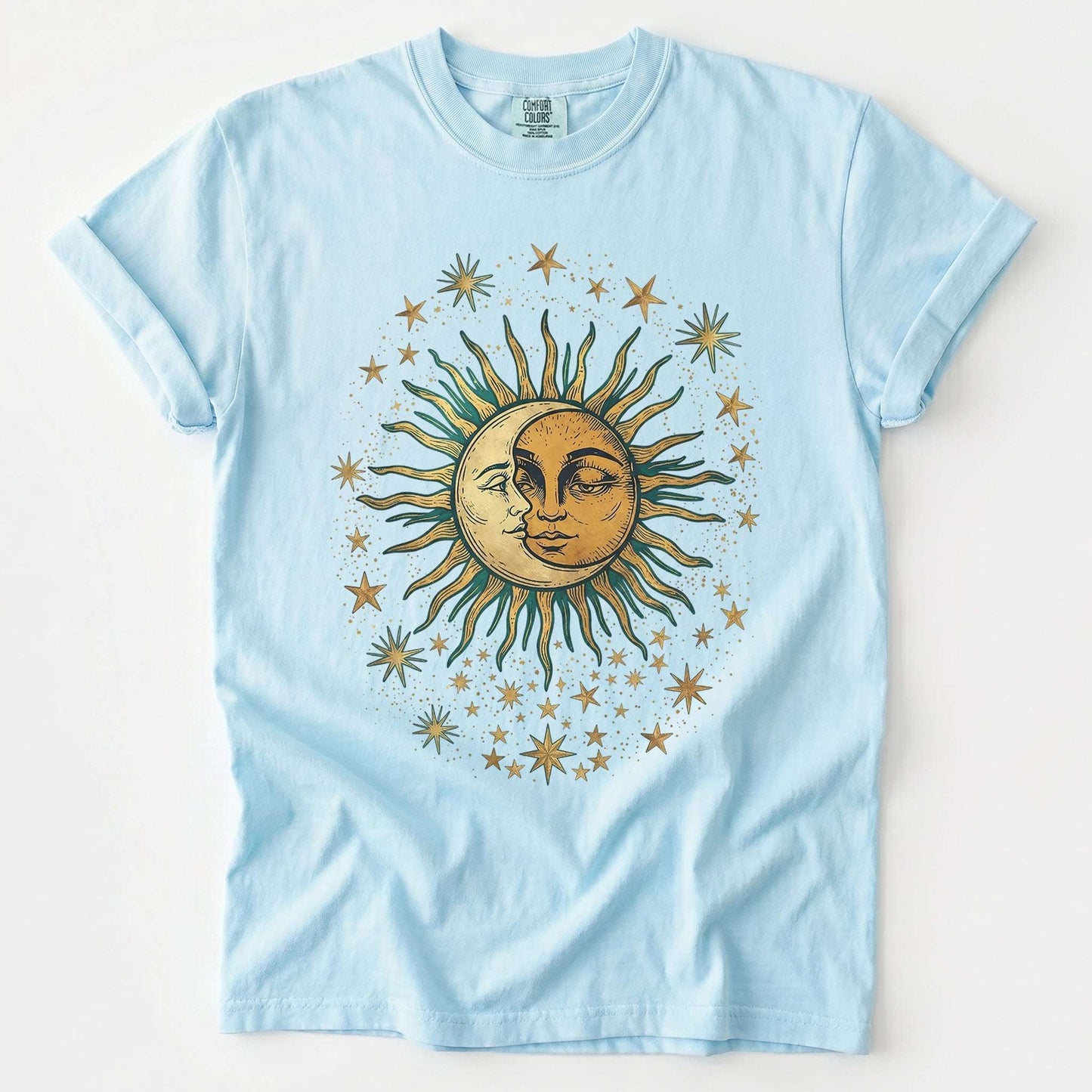 Sun & Moon Mystical Vintage Washed T-Shirt