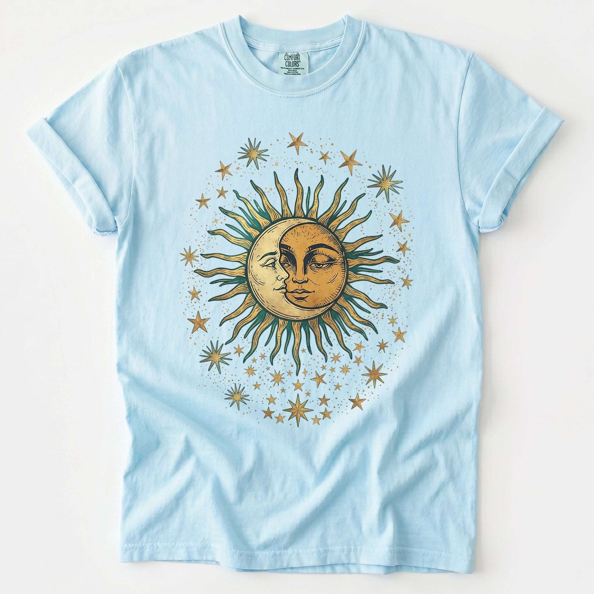 Sun & Moon Mystical Vintage Washed T-Shirt