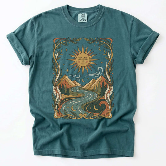 Sun River Valley Vintage Washed T-Shirt
