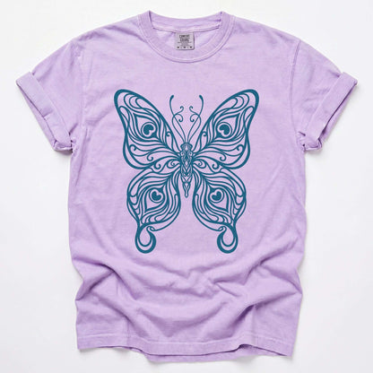 Swirl Butterfly Vintage Washed T-Shirt