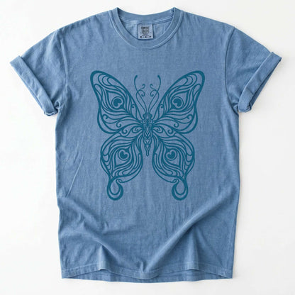 Swirl Butterfly Vintage Washed T-Shirt