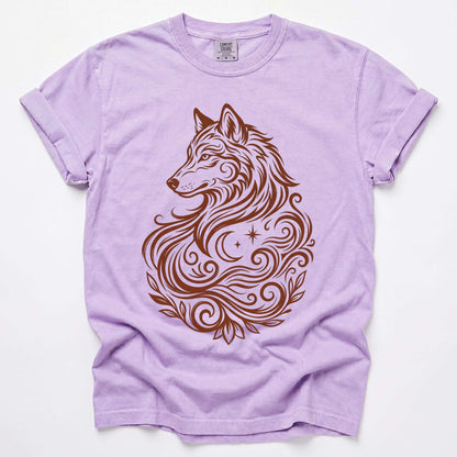 Swirling Wolf Vintage Washed T-Shirt