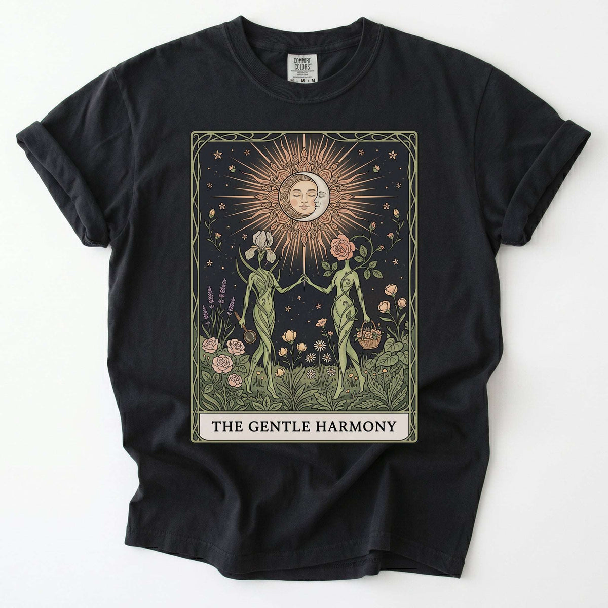 The Gentle Harmony Tarot Vintage Washed T-Shirt
