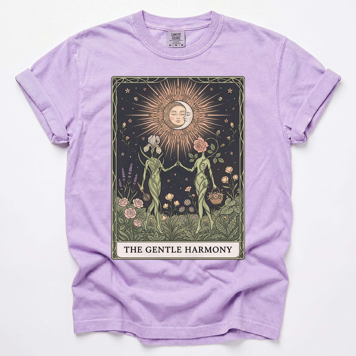 The Gentle Harmony Tarot Vintage Washed T-Shirt