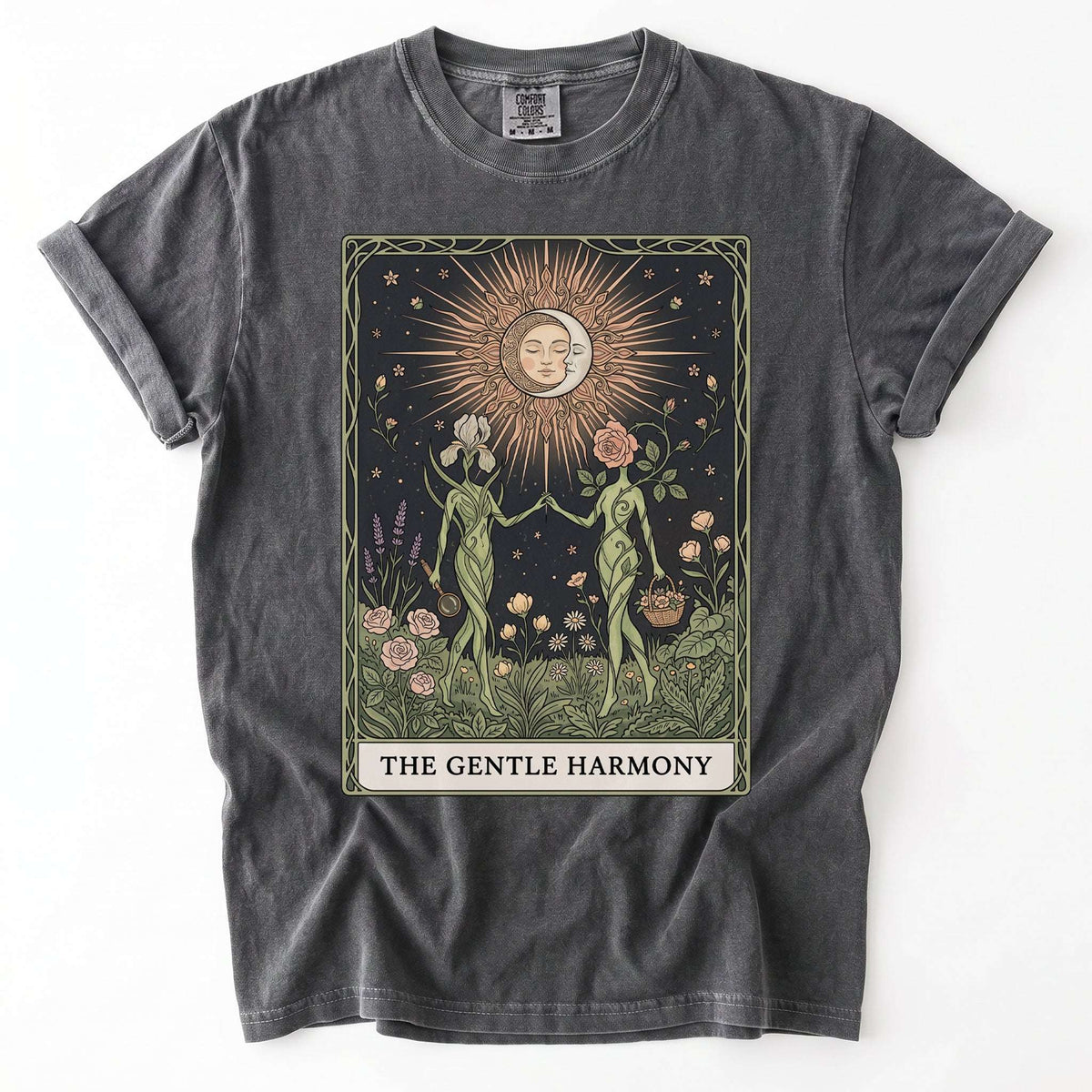 The Gentle Harmony Tarot Vintage Washed T-Shirt