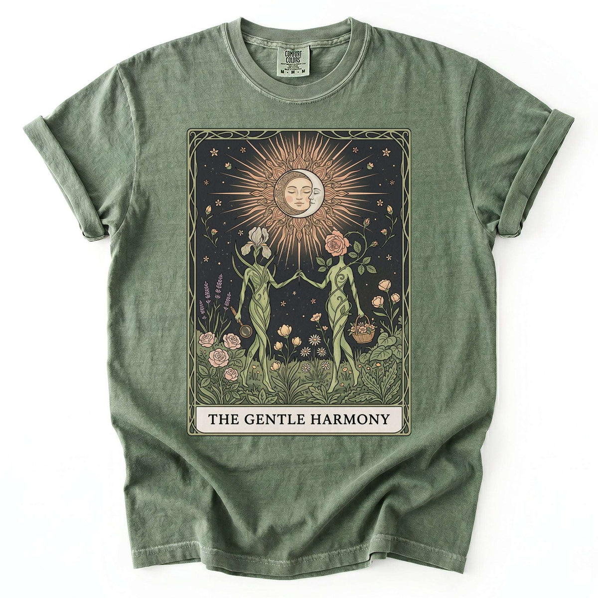 The Gentle Harmony Tarot Vintage Washed T-Shirt