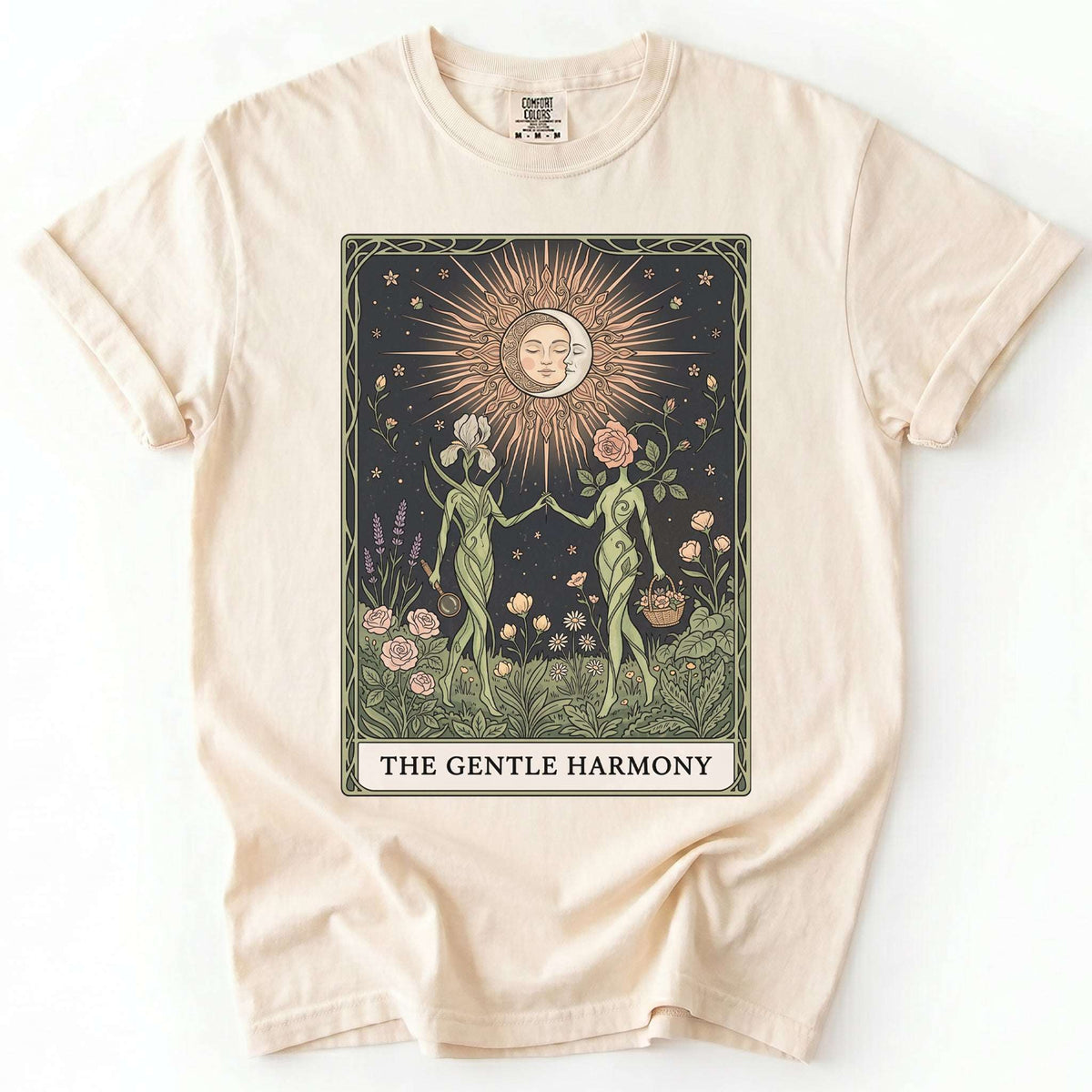 The Gentle Harmony Tarot Vintage Washed T-Shirt