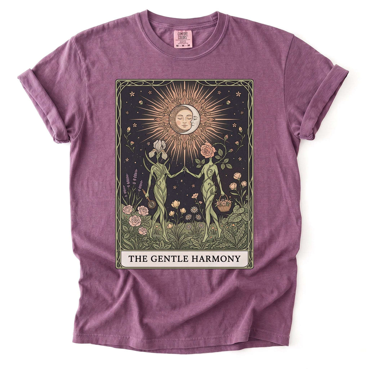 The Gentle Harmony Tarot Vintage Washed T-Shirt