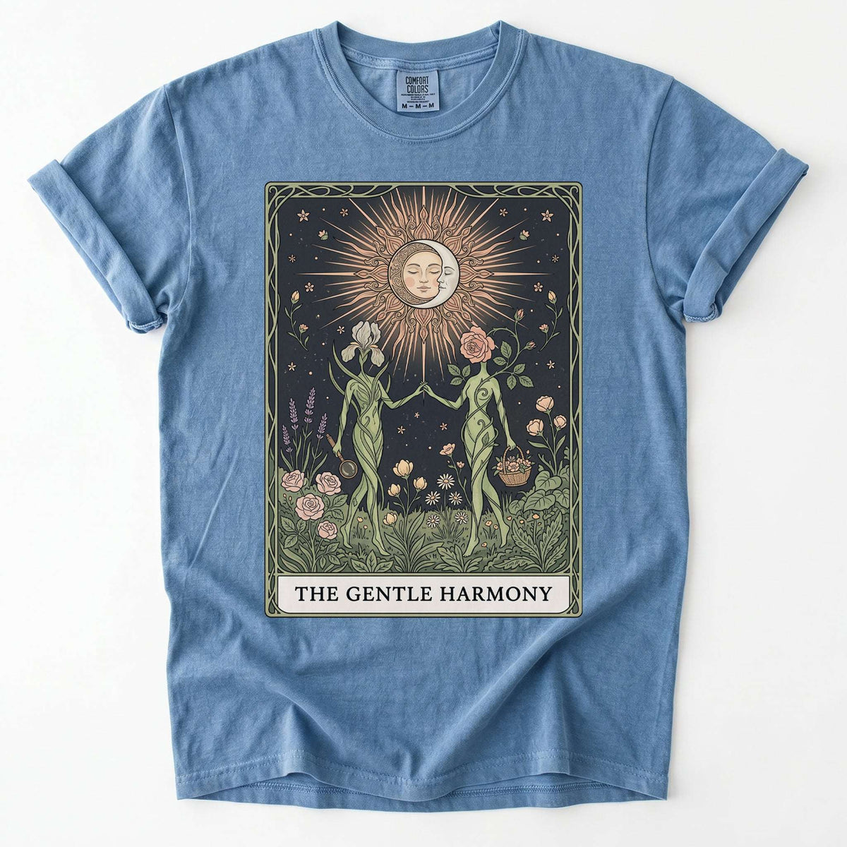 The Gentle Harmony Tarot Vintage Washed T-Shirt