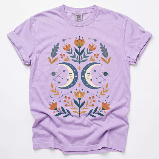 Twin Moons Vintage Washed T-Shirt