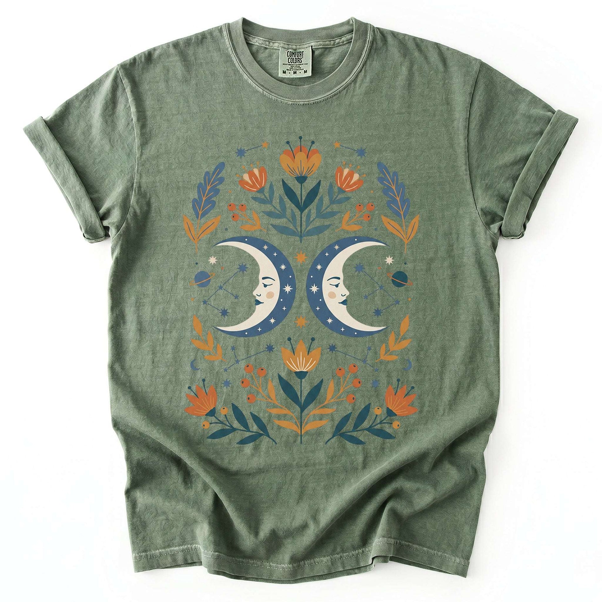 Twin Moons Vintage Washed T-Shirt