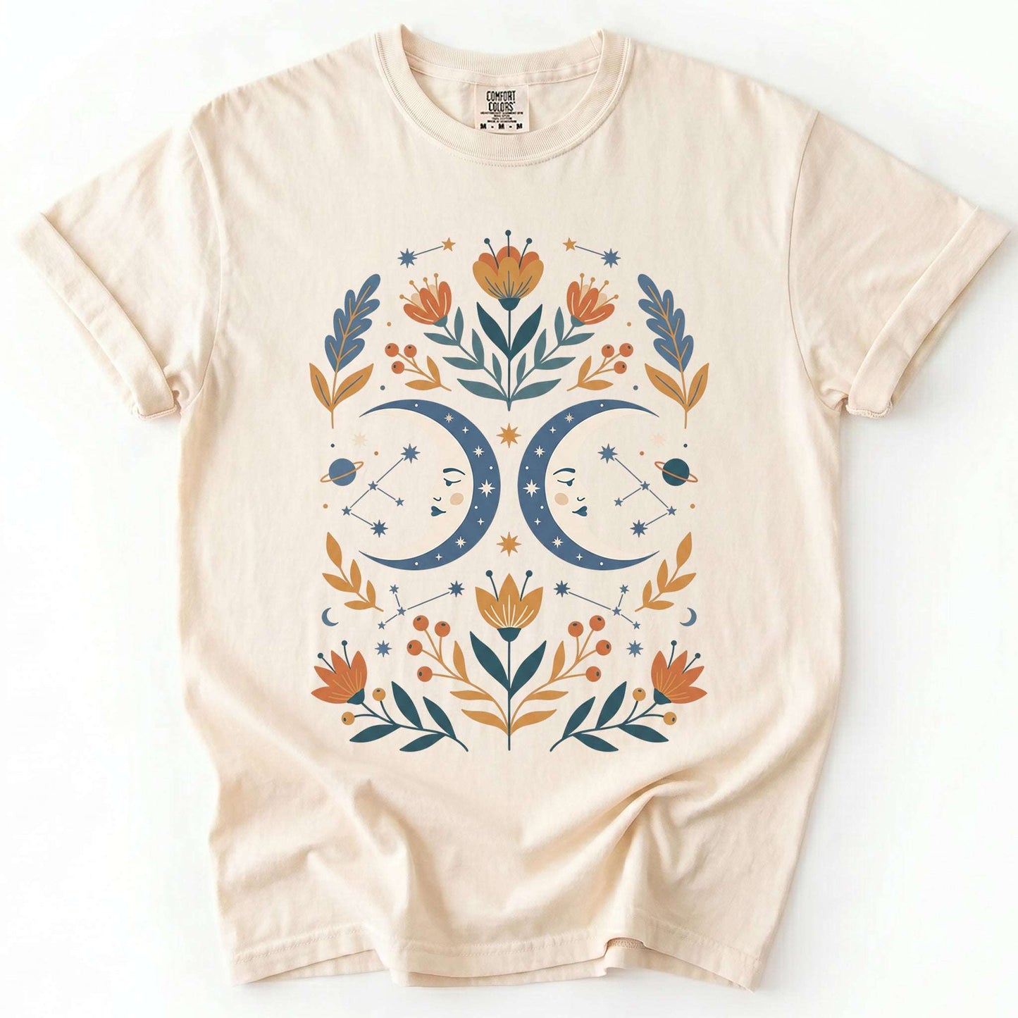 Twin Moons Vintage Washed T-Shirt