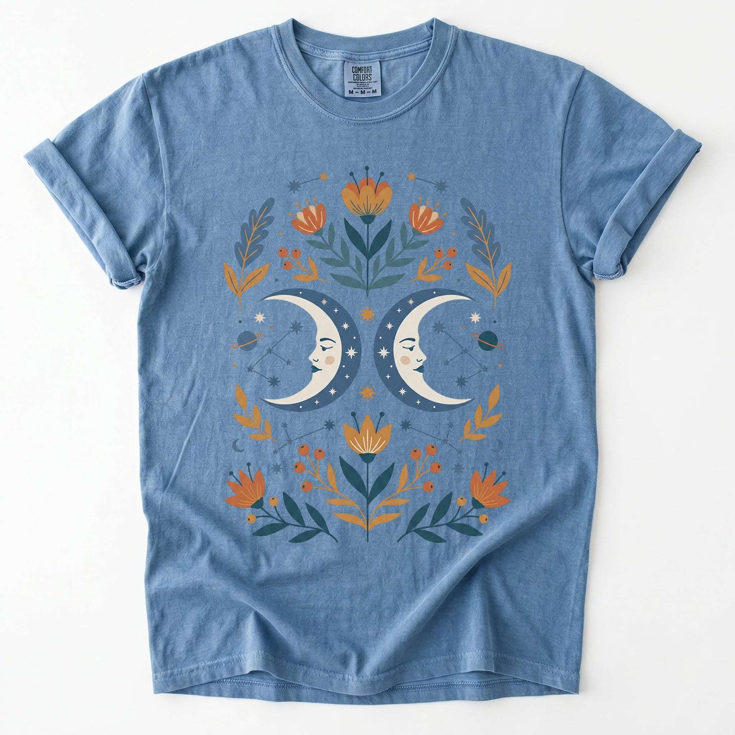 Twin Moons Vintage Washed T-Shirt