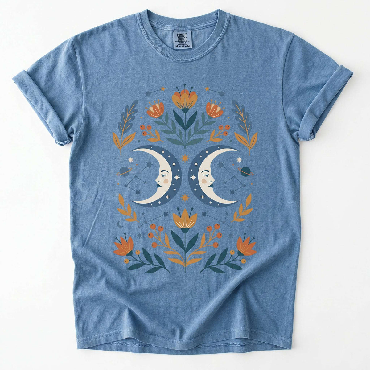 Twin Moons Vintage Washed T-Shirt