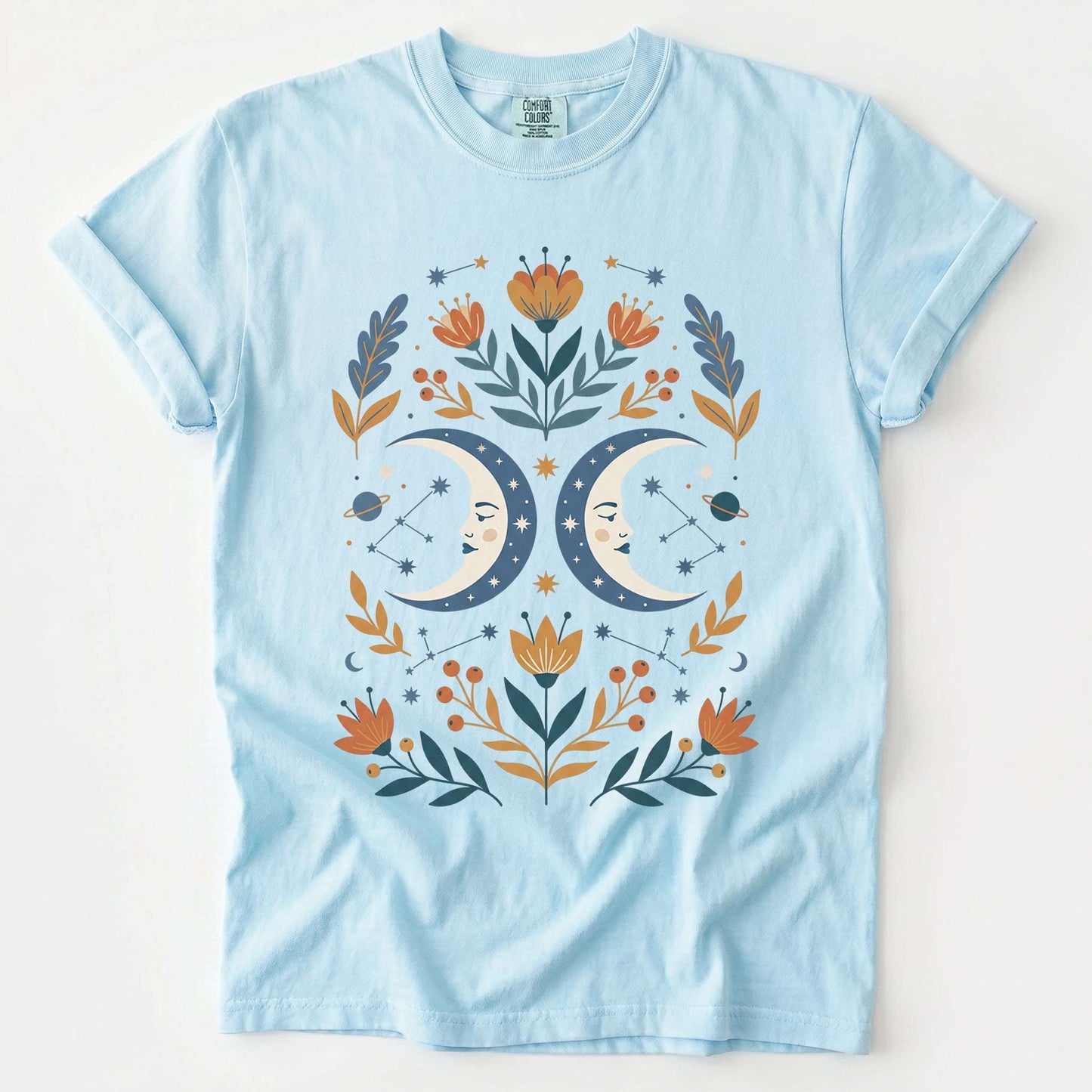 Twin Moons Vintage Washed T-Shirt