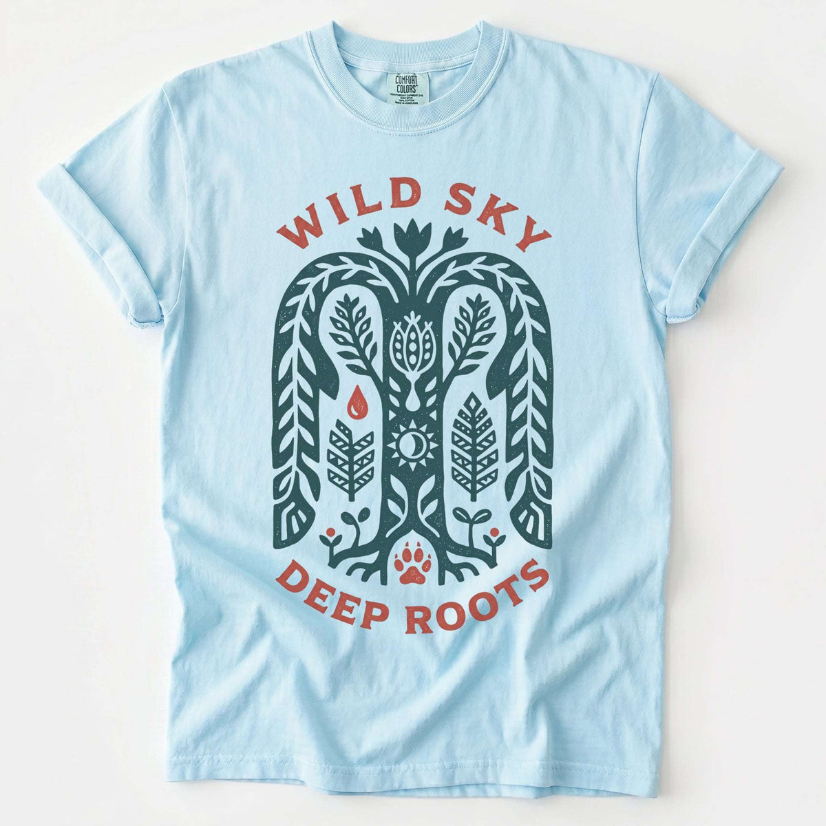 Wild Sky Deep Roots Vintage Washed T-Shirt