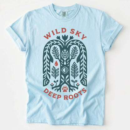 Wild Sky Deep Roots Vintage Washed T-Shirt