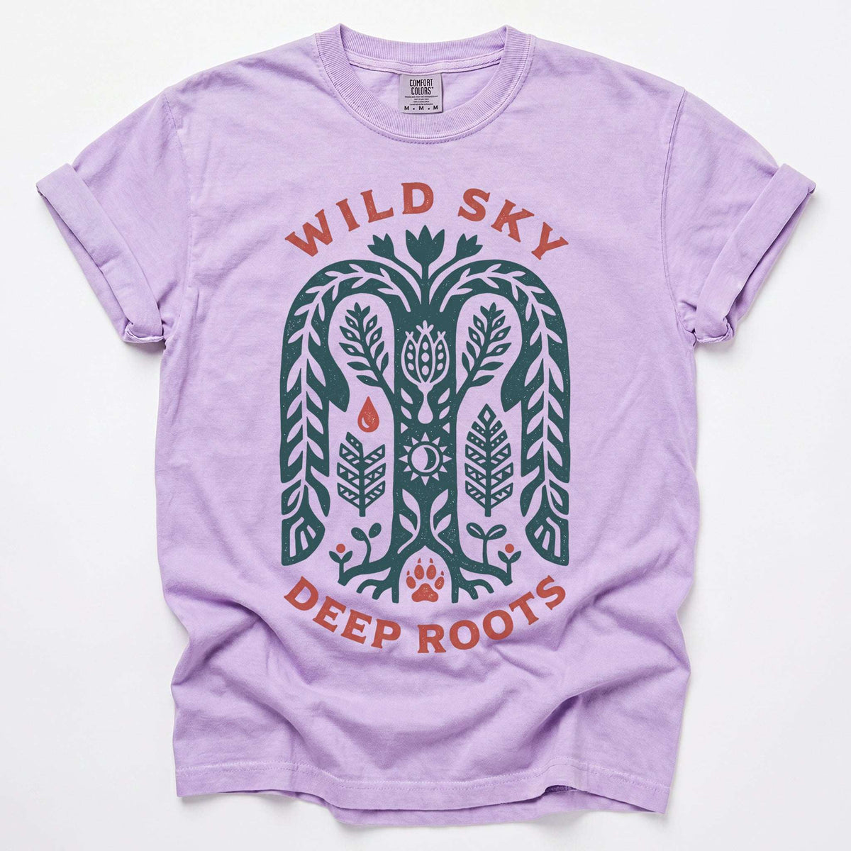 Wild Sky Deep Roots Vintage Washed T-Shirt